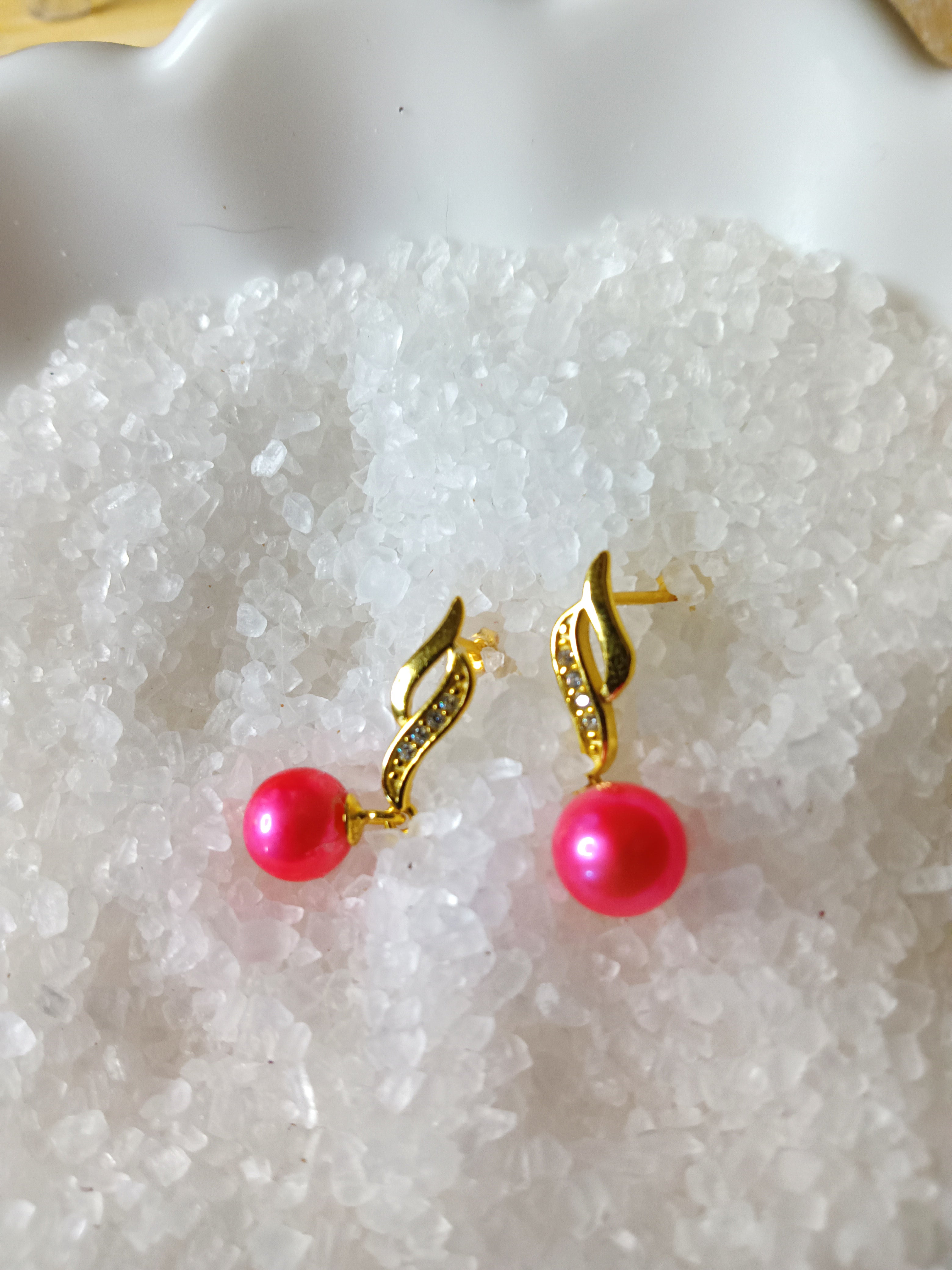 Gold Plated Sterling Silver earrings