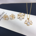 Gold plated flower ring